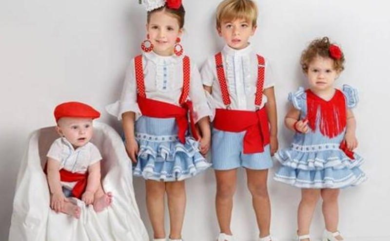 vestidos de flamenca para bebés